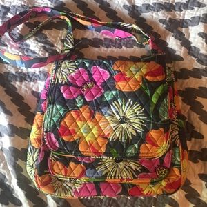 Vera Bradley floral crossbody large